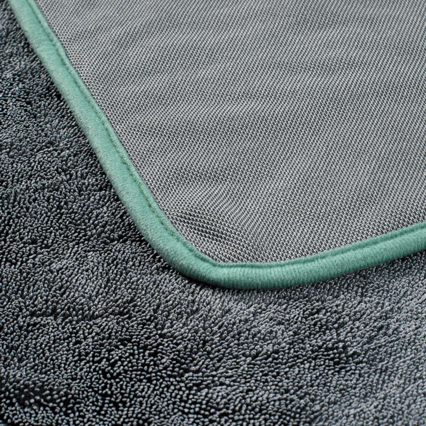 Set med professionella mikrofiberdukar för hushållsbruk - QUESTHOME - 7 sztuk, grå