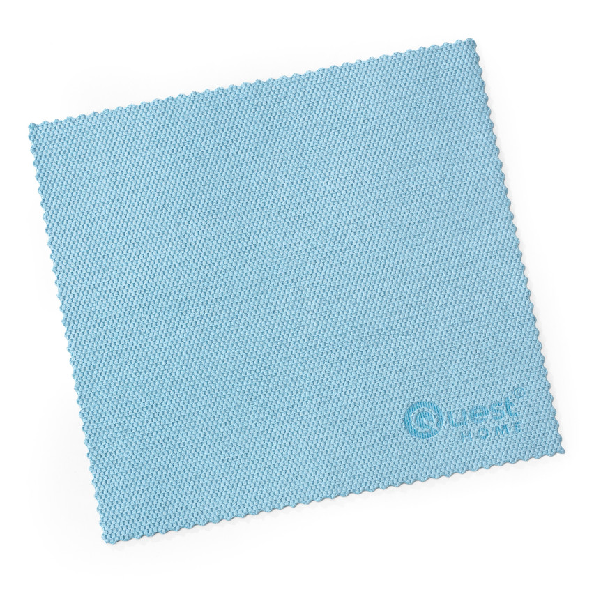 Set med professionella mikrofiberdukar för hushållsbruk - QUESTHOME - 4 sztuki, blå