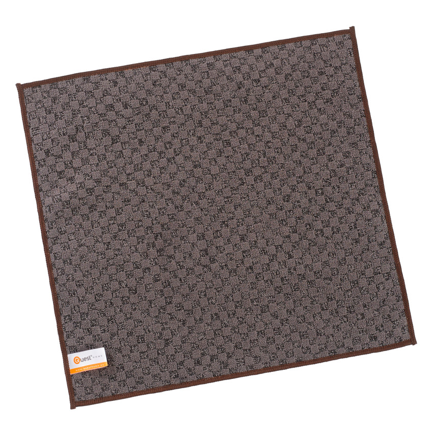 Mikrofiberduk för rengöring av glas, fönster, speglar och glasögon, rengöringsduk PREMIUM - No Streaks, brun