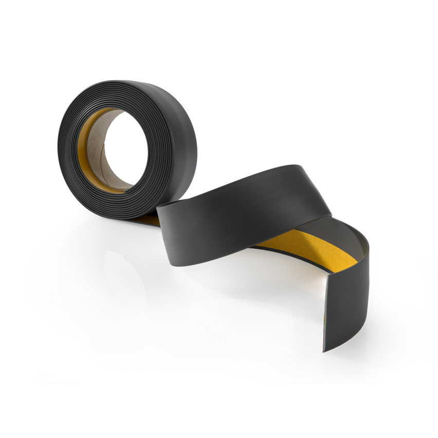 Dekorlister PVC grafit, självhäftande, avslutningslist, dekorativ