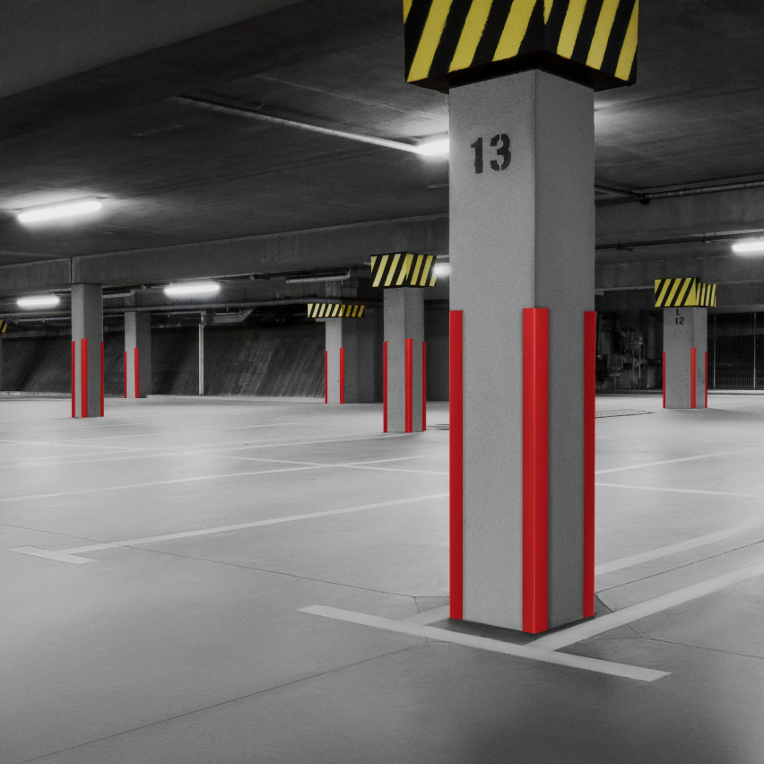 Mjuk hörnskyddslist PVC skyddande KM, mörkgrå