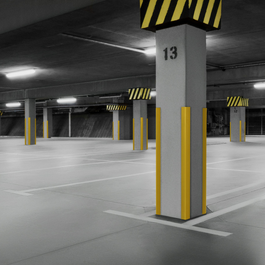 Mjuk hörnskyddslist PVC skyddande KM, ljusgrå