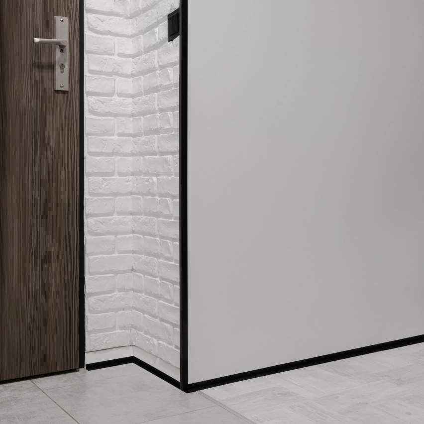 Hård hörnskyddslist PVC dekorativa vinkelprofil KT, Marin