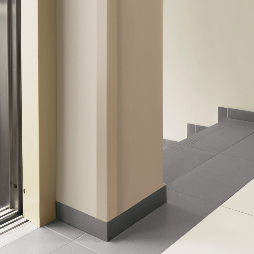 Hårt hörnskyddslist PVC självhäftande, dekorativa beige, KTK
