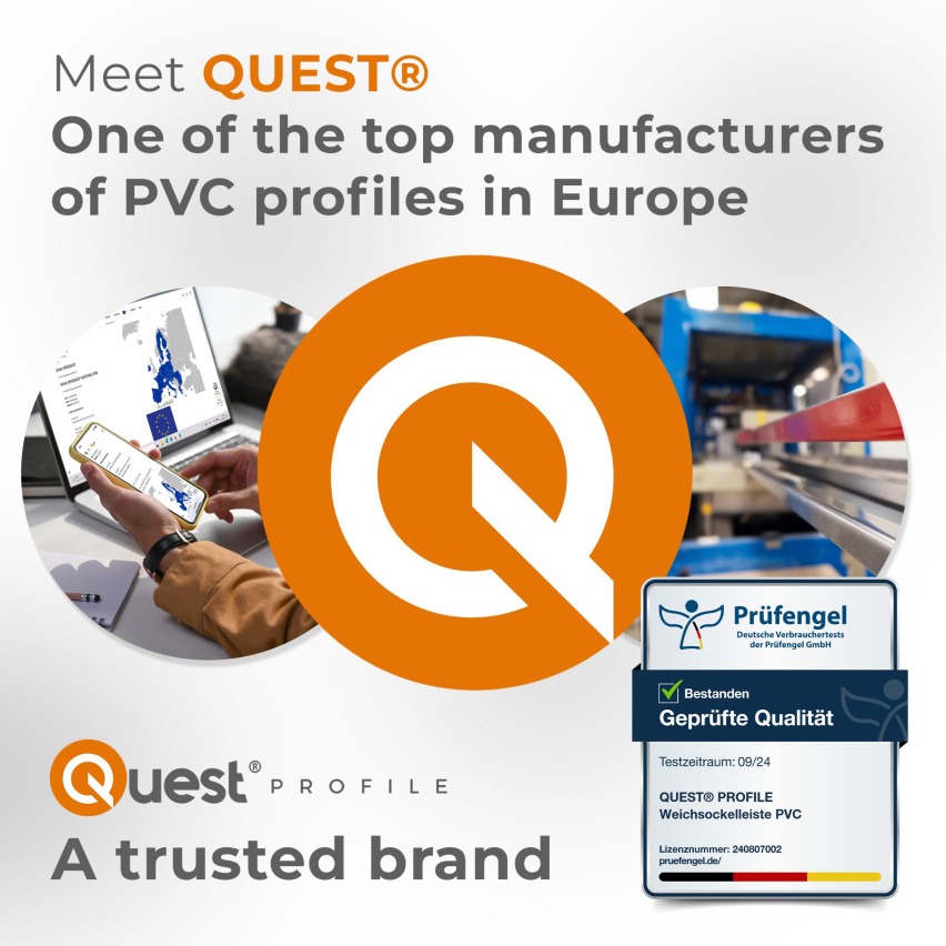 Självhäftande monterings- och avslutningslist i PVC på skumtejp 10/10, blå, 5 m