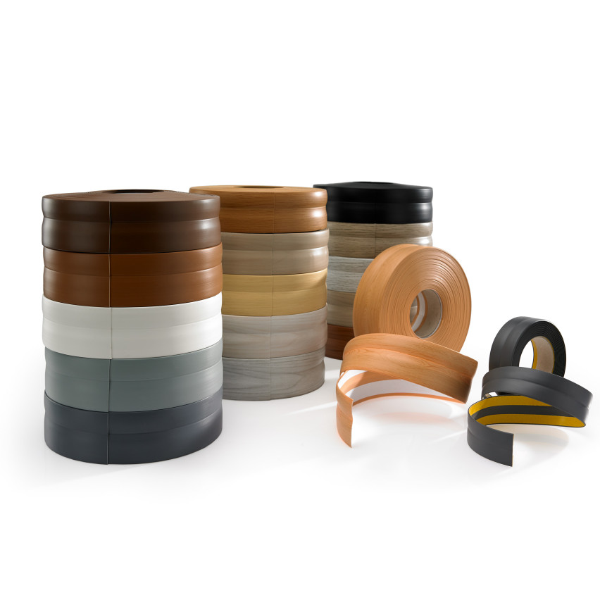 Golvlist självhäftande PVC 32x23 mm självhäftande flexibel golvlist, sockelbräda sockel, svart