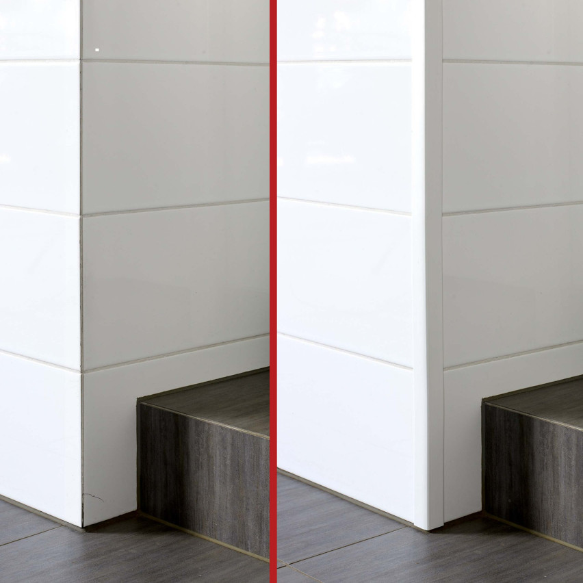 Mjuk hörnskyddslist PVC skyddande KM, brun