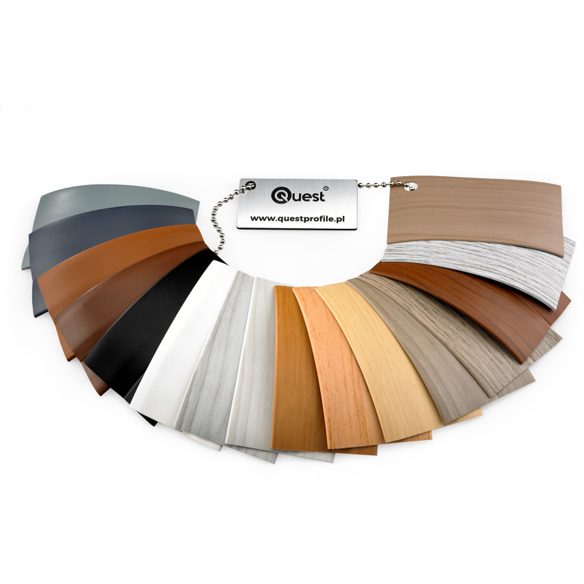 Golvlist självhäftande PVC 32x23 mm självhäftande flexibel golvlist, sockelbräda sockel, Ask